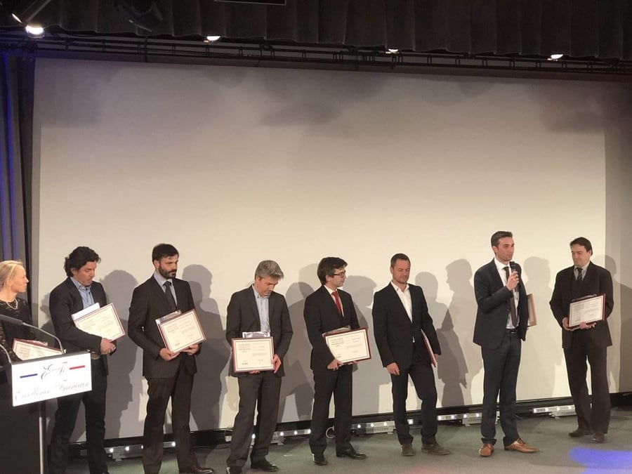 Ensemble des lauréats du « Palmarès Spécial Innovation Spatiale »