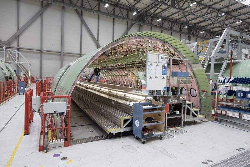 A330-800 fuselage.