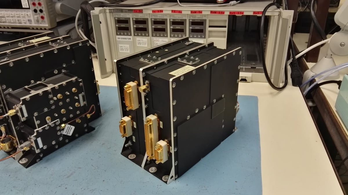 Transpondeur en bande S développé par Thales Alenia Space en Espagne.
