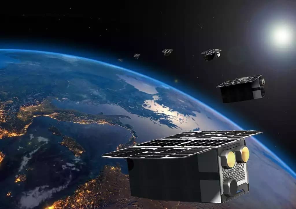 Constellation de satellites smallsat du programme GESat d’Absolut Sensing pour la détection des émissions de méthane