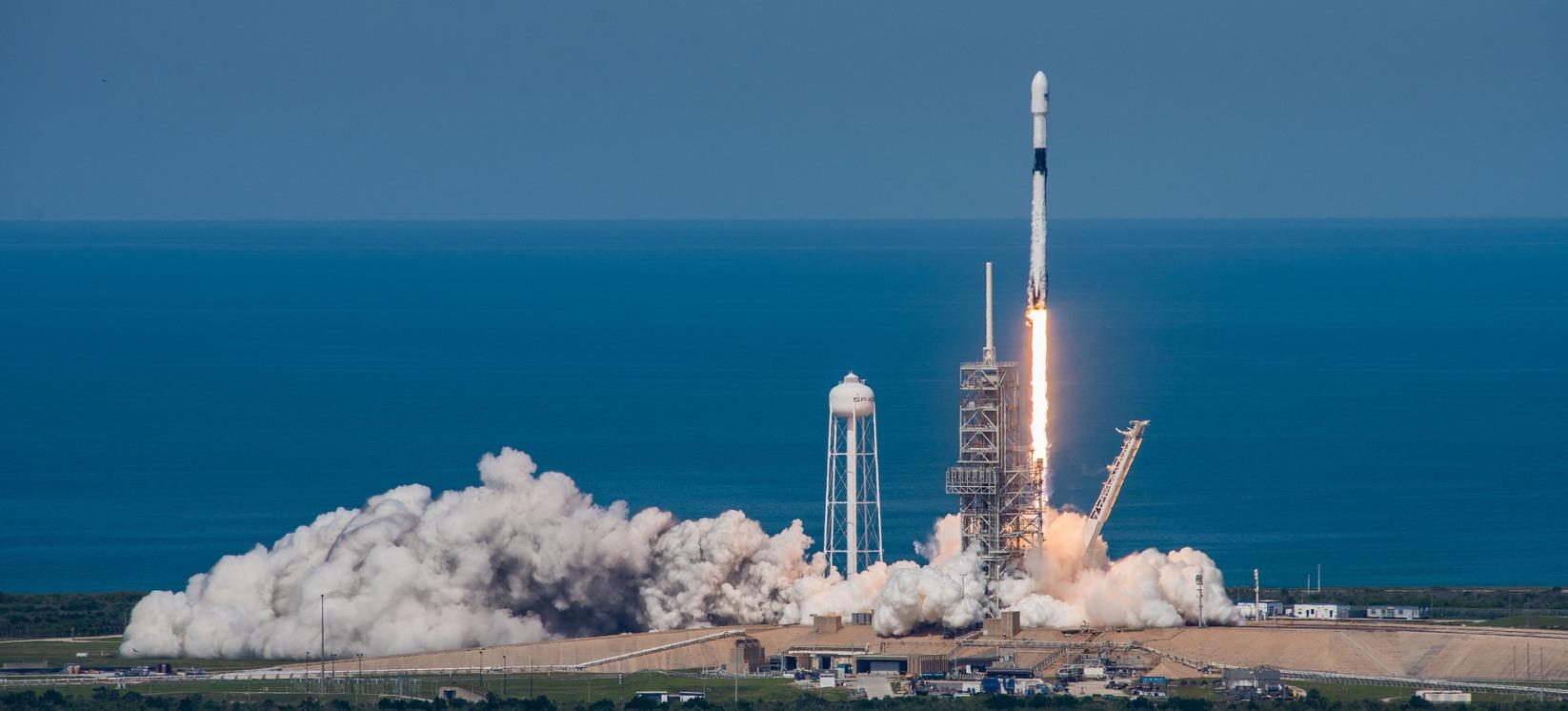 Falcon 9 Block 5 lift-off.
