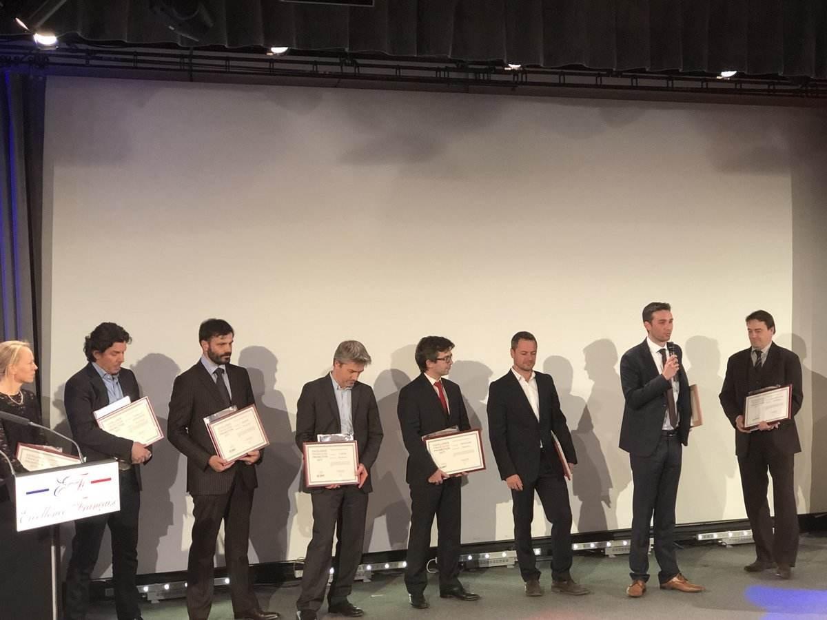 Ensemble des lauréats du « Palmarès Spécial Innovation Spatiale »