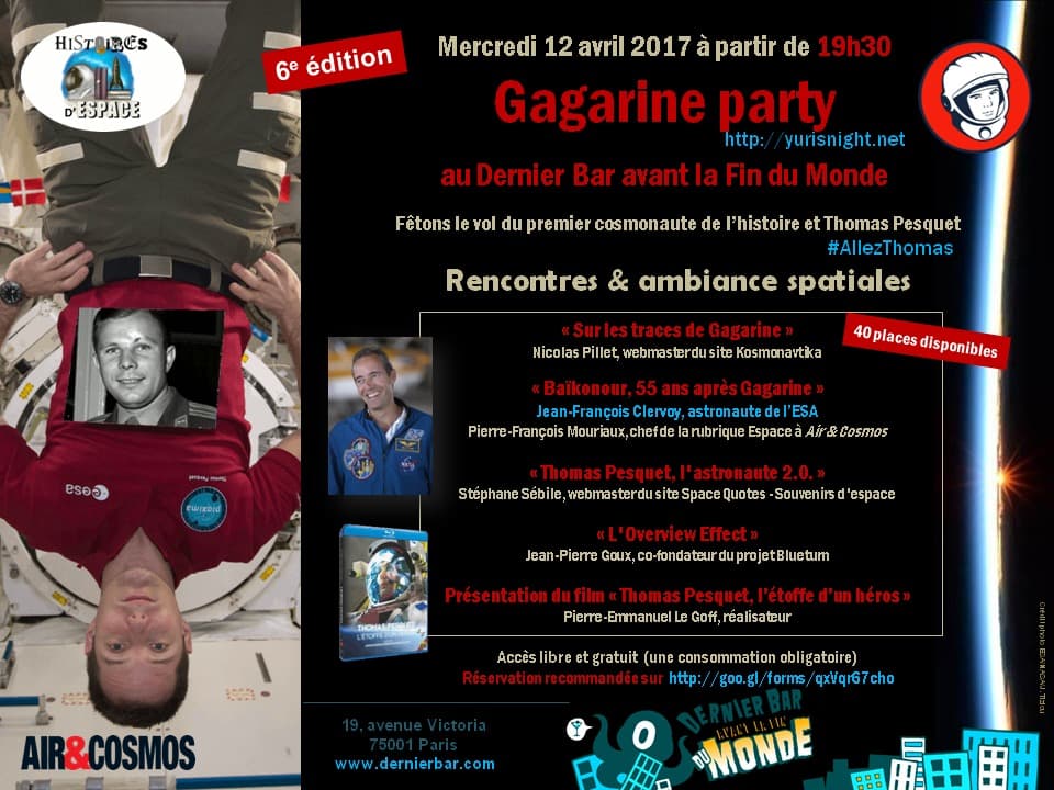 The World Space Party #AllezThomas